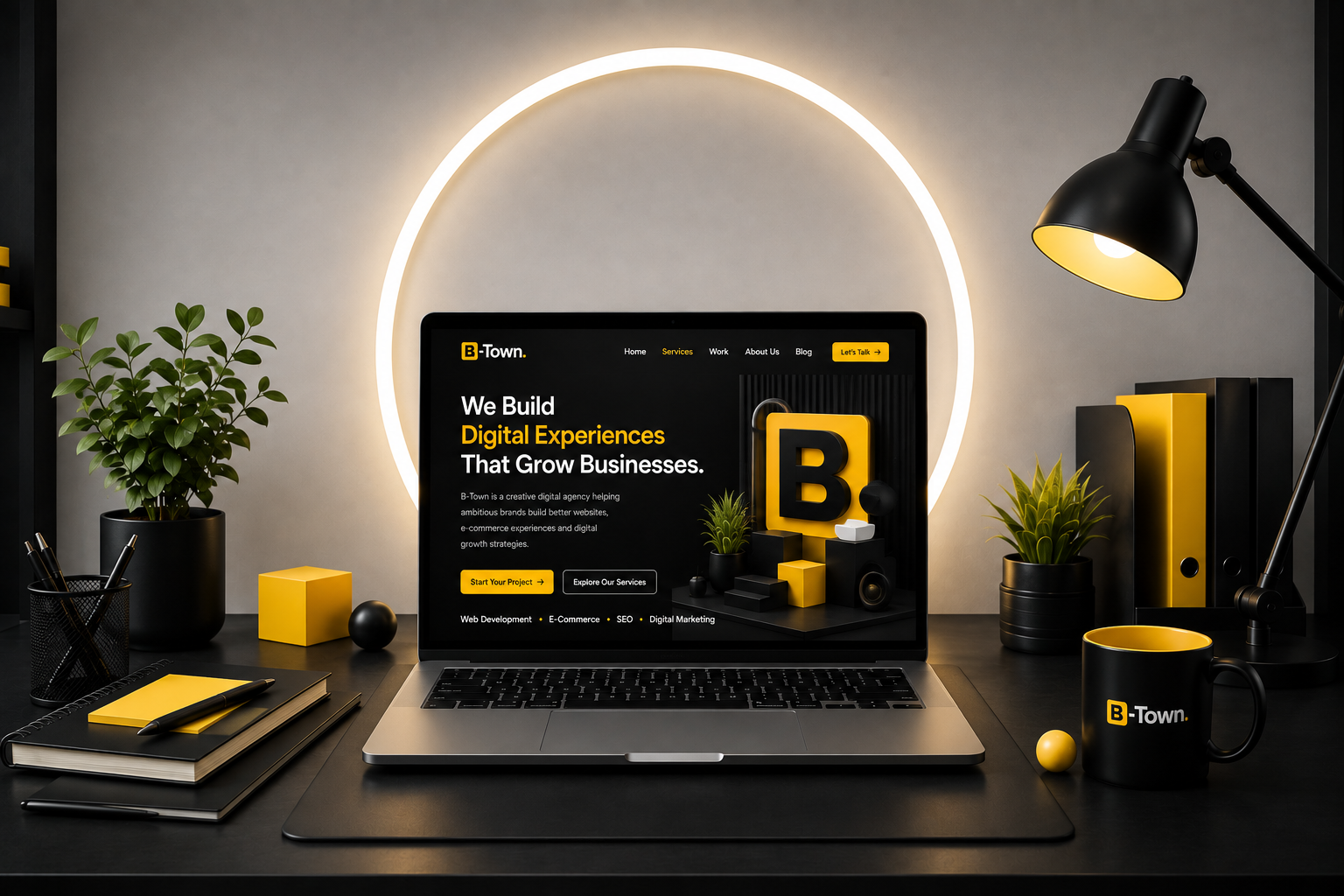 B-Town Digital website development, SEO and digital marketing services